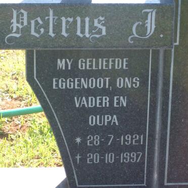 CRONJE Petrus J. 1921-1997