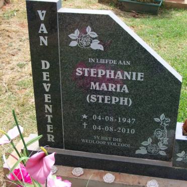 DEVENTER Stephanie Maria, van 1947-2010