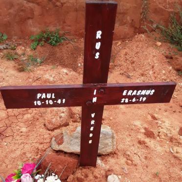 ERASMUS Paul 1941-2019