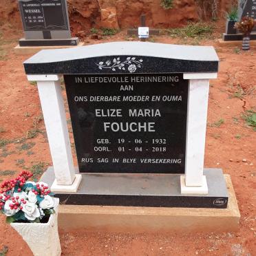 FOUCHE Elize Maria 1932-2018