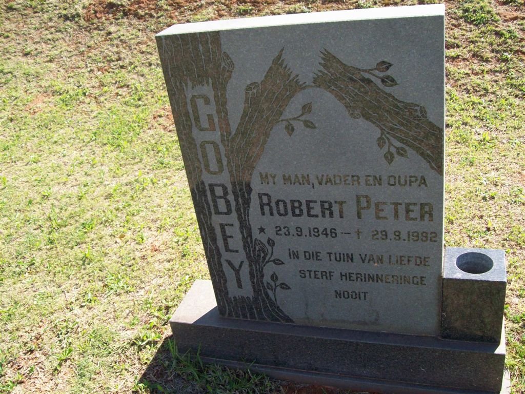 GOBEY Robert Peter 1946-1992