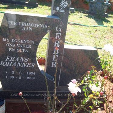 GERBER Frans Johannes 1934-1998