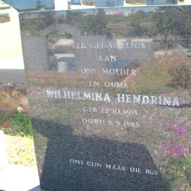GERBER Wilhelmina Hendrina 1915-1985