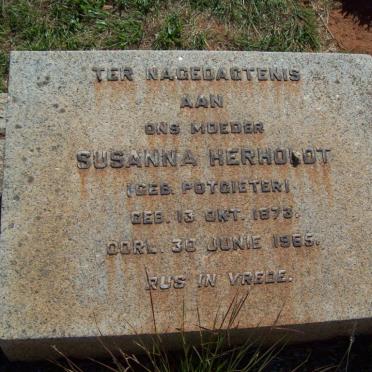 HERHOLDT Susanna nee POTGIETER 1873-1965