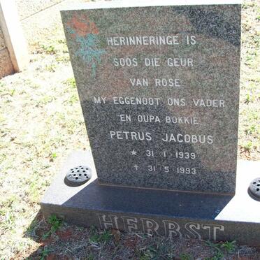 HERBST Petrus Jacobus 1939-1993