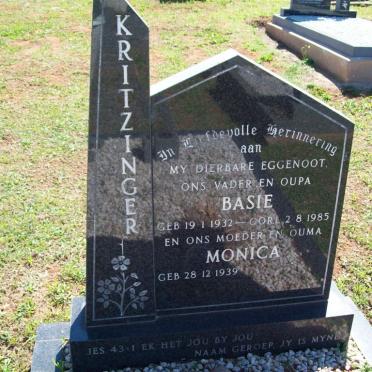 KRITZINGER Basie 1932-1985 &amp; Monica 1939-