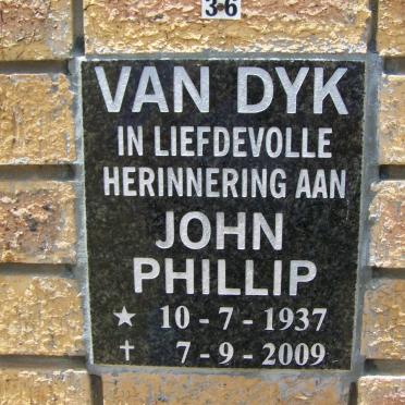 DYK John Phillip, van 1937-2009