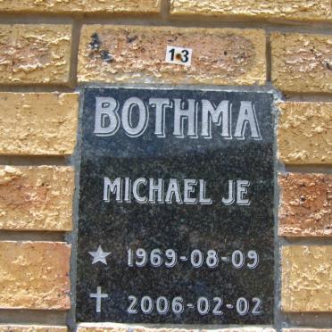 BOTHMA Michael J.E. 1969-2006