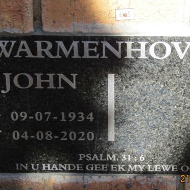 WARMENHOVEN John 1934-2020