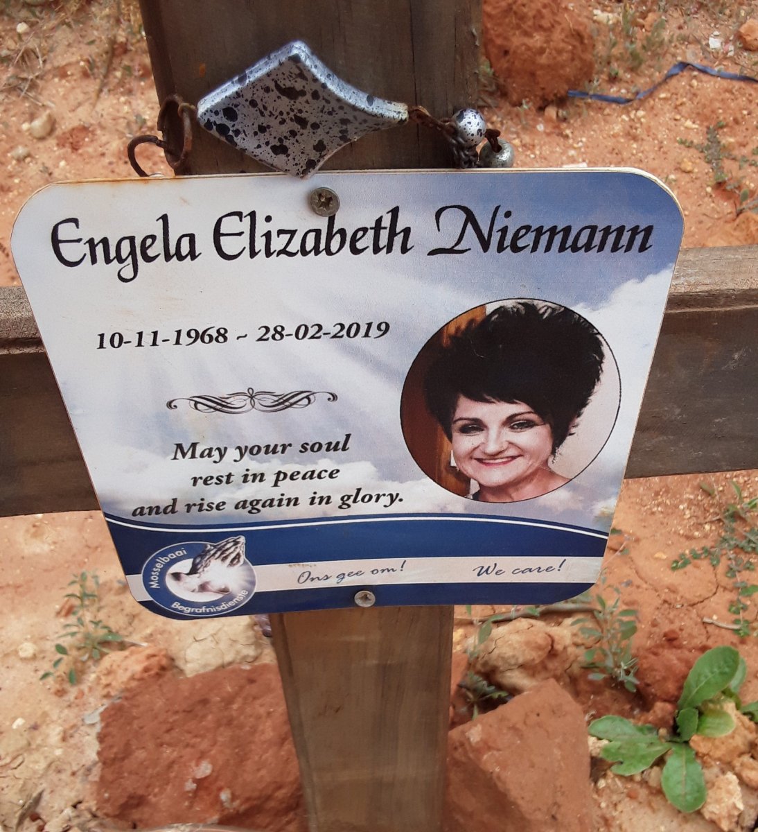 NIEMANN Engela Elizabeth 1968-2019