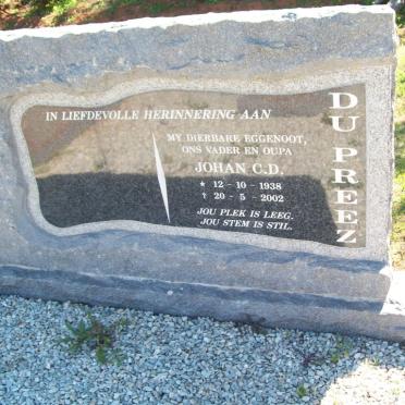PREEZ Johan C.D., du 1938-2002