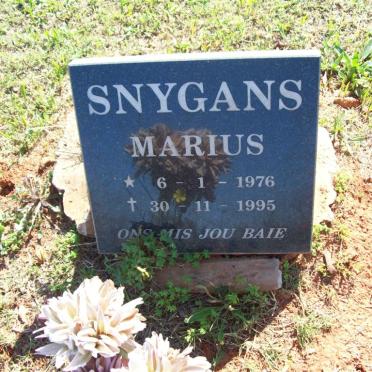 SNYGANS Marius 1976-1995