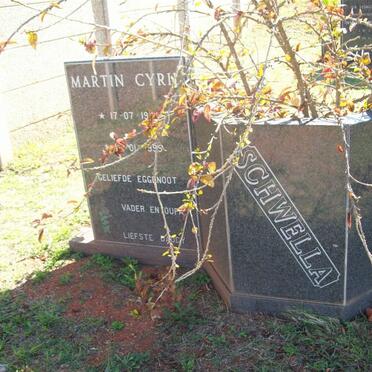 SCHWELLA Martin Cyril 1924-1995
