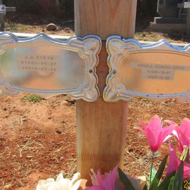 STEYN Engela Johanna 1943-2020 :: STEYN Johannes Daniel 1968-2019