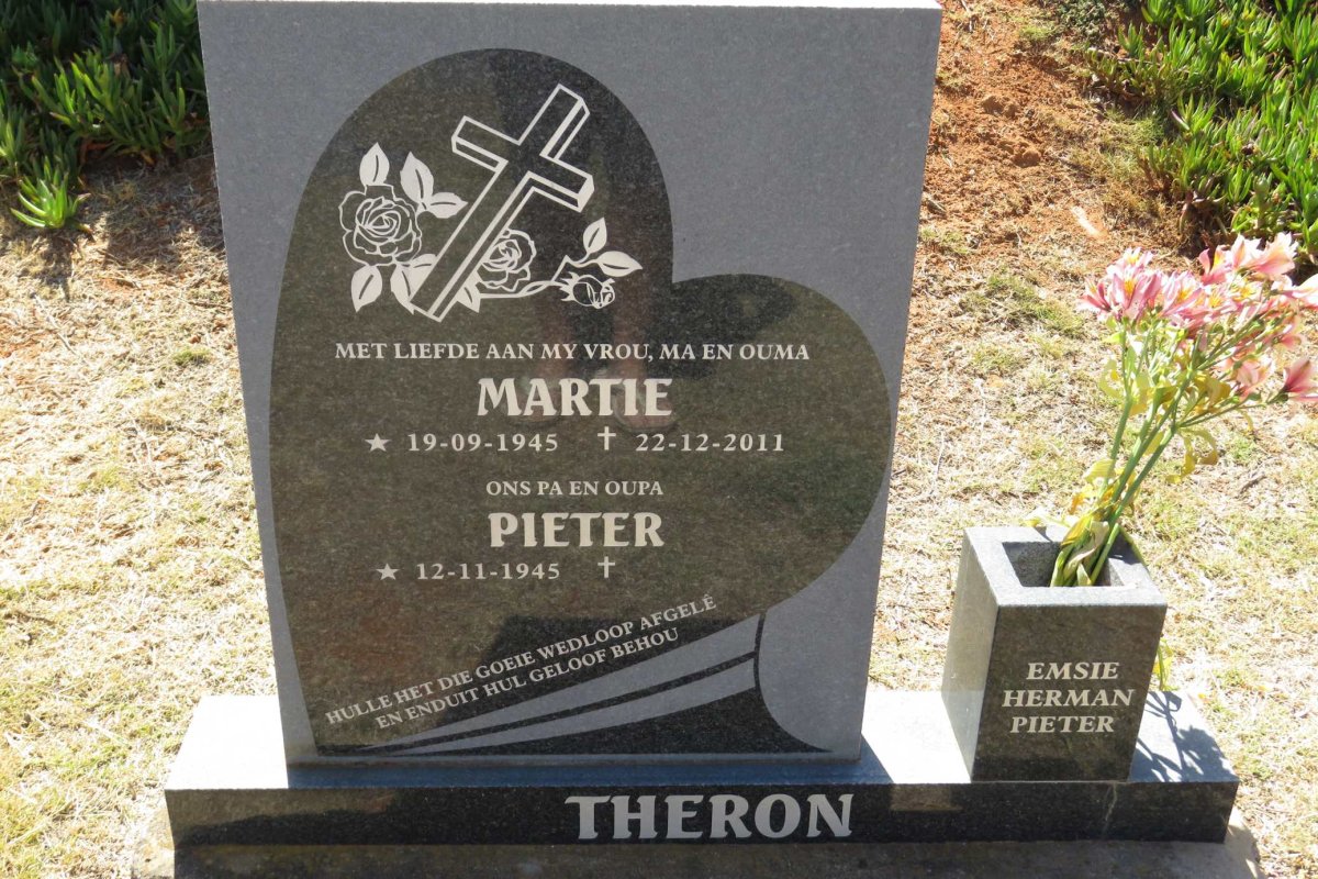 THERON Pieter 1945- &amp; Martie 1945-2011