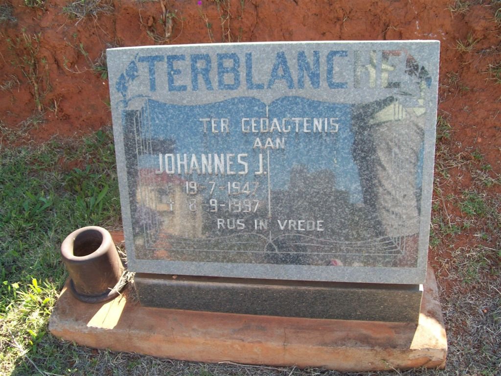 TERBLANCHE Johannes J. 1947-1997