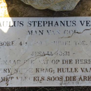 VENTER Paulus Stephanus 1949-2011
