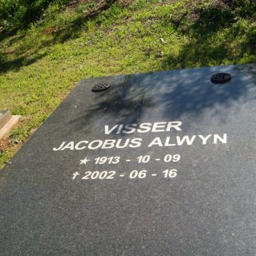 VISSER Jacobus Alwyn 1913-2002
