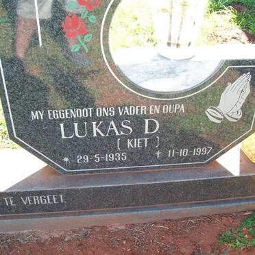 VUUREN Lukas D., Janse van 1935-1997 &amp; Elizabeth R. HALL 1937