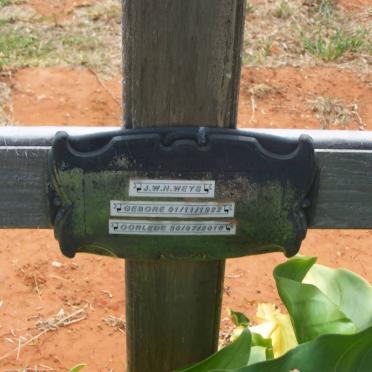 WEYS J.W.N. 1922-2010