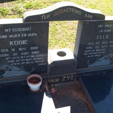 ZYL Kosie, van 1899-1982 &amp; Ellie 1900-1986