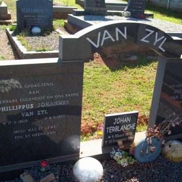 ZYL Phillippus Johannes, van 1909-1972 &amp; Susara Susanna BEKKER 1916-1996 :: TERBLANCHE Johan 1979-2004