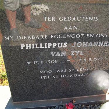 ZYL Phillippus Johannes, van 1909-1972 &amp; Susara Susanna BEKKER 1916-1996 :: TERBLANCHE Johan 1979-200