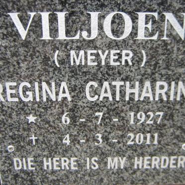 VILJOEN Regina Catharina nee MEYER 1927-2011