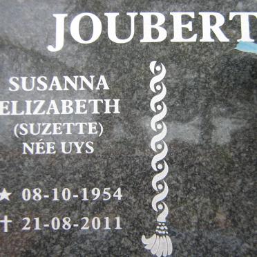 JOUBERT Susanna Elizabeth nee UYS 1954-2011