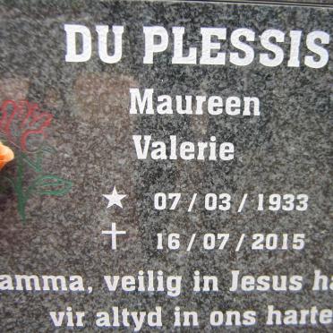 PLESSIS Maureen Valerie, du 1933-2015