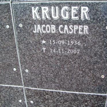 KRUGER Jacob Casper 1936-2007