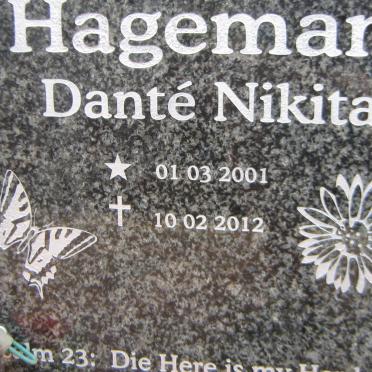 HAGEMAN Dante Nikita 2001-2012