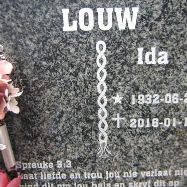 LOUW Ida 1932-2016