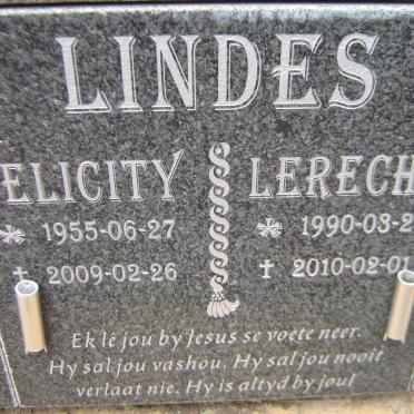 LINDES Felicity 1955-2009 :: LINDES Lereche 1990-2010