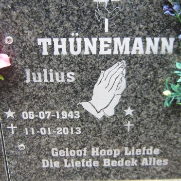 THUNEMANN Julius 1943-2013