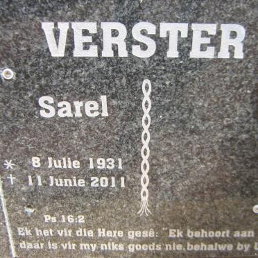 VERSTER Sarel 1931-2011