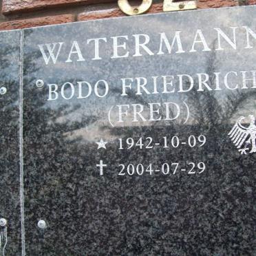 WATERMANN Bodo Friedrich 1942-2004