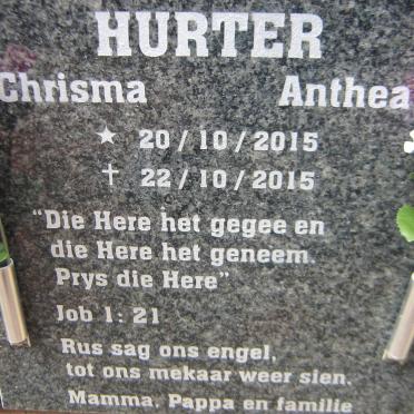 HURTER Chrisma Anthea 2015-2015