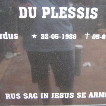 PLESSIS Gerdus, du 1986-2014