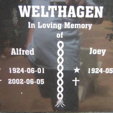 WELTHAGEN Alfred 1924-2002 &amp; Joey 1924-