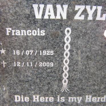 ZYL Francois, van 1925-2009