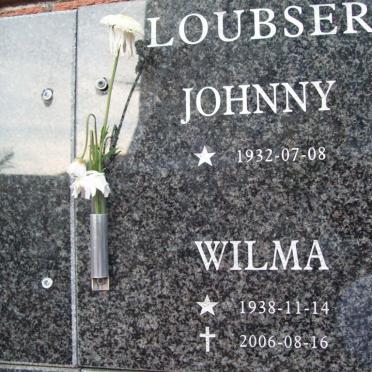 LOUBSER Johnny 1932- &amp; Wilma 1938-2006