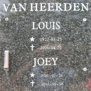 HEERDEN Louis, van 1921-2006 &amp; Joey 1926-2012