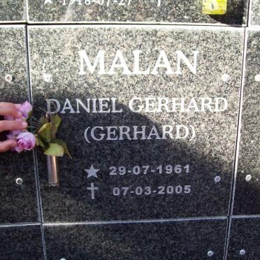 MALAN Daniel Gerhard 1961-2005