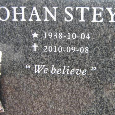 STEYN Johan 1938-2010