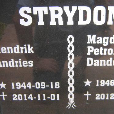 STRYDOM Hendrik Andries 1944-2014 &amp; Magdalena Petronella Dandelina 1946-2012