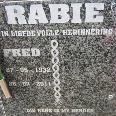 RABIE Fred 1932-2011