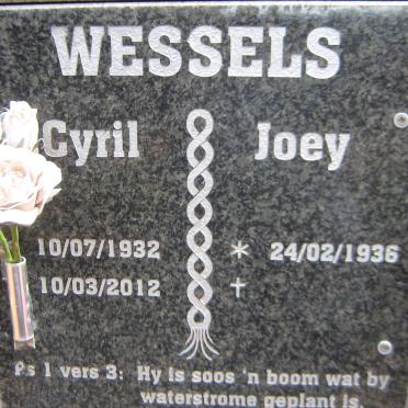 WESSELS Cyril 1932-2012 &amp; Joey 1936-