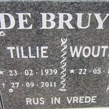 BRUYN Wouter, de 1936- &amp; Tillie 1939-2011