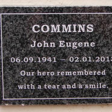 COMMINS John Eugene 1941-2013